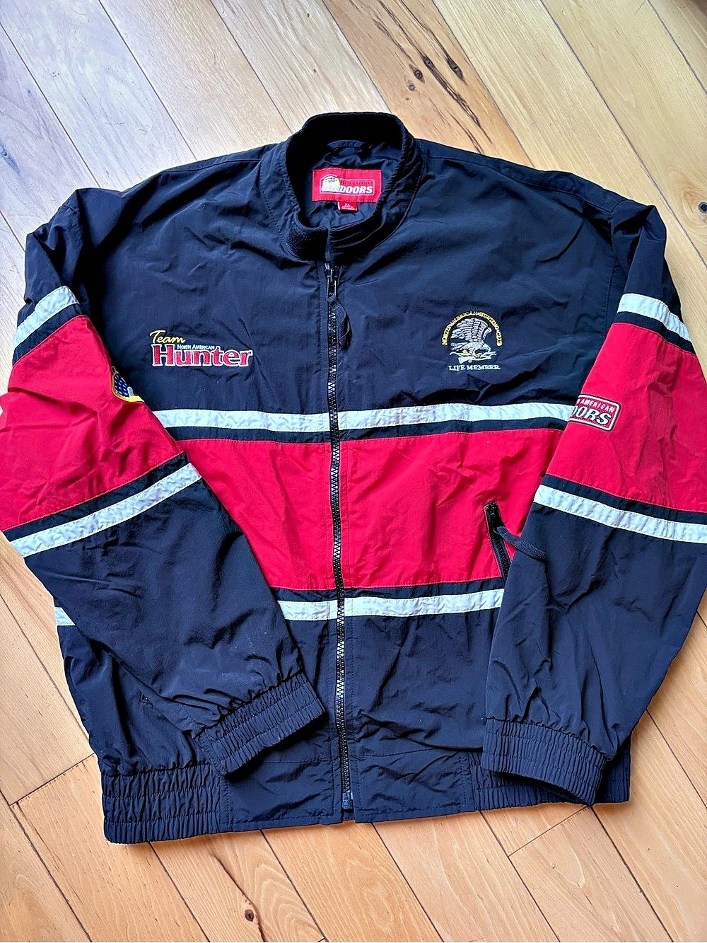 Vintage 90s North American Hunter Lifetime Member Color Block Jacket XL